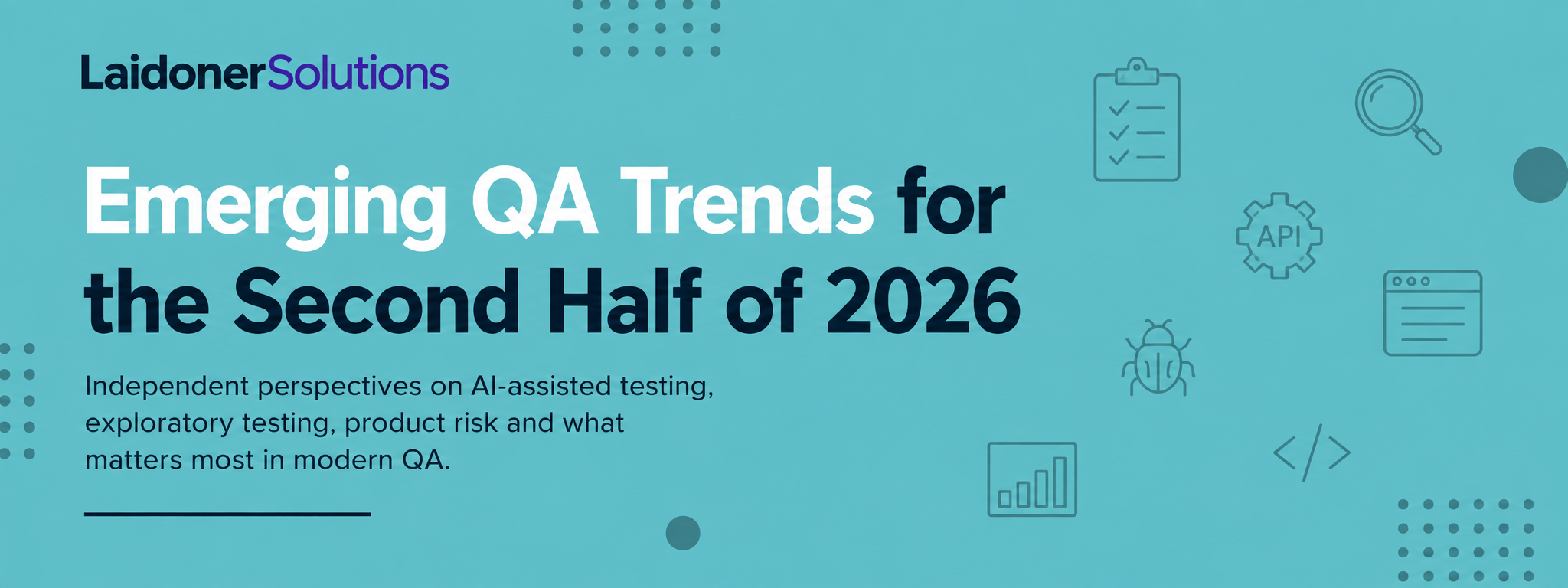 QA engineer reviewing AI-assisted testing, automation, API checks and product-quality risks for a 2026 software release
