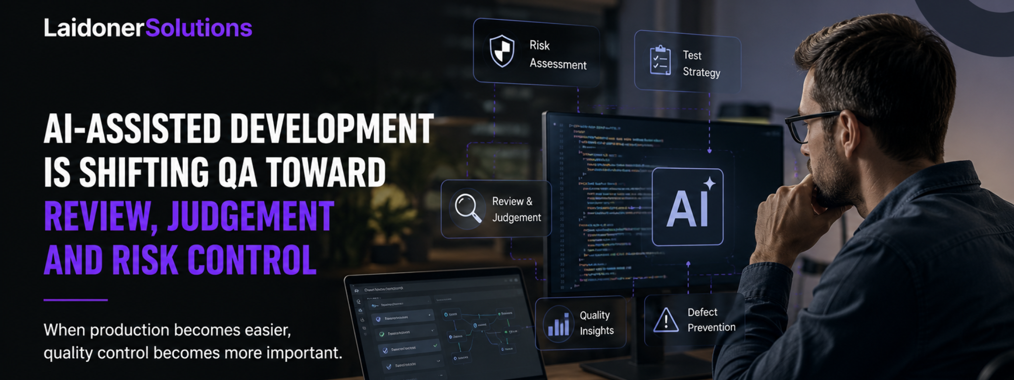 AI-assisted development increasing the need for software quality control and QA review